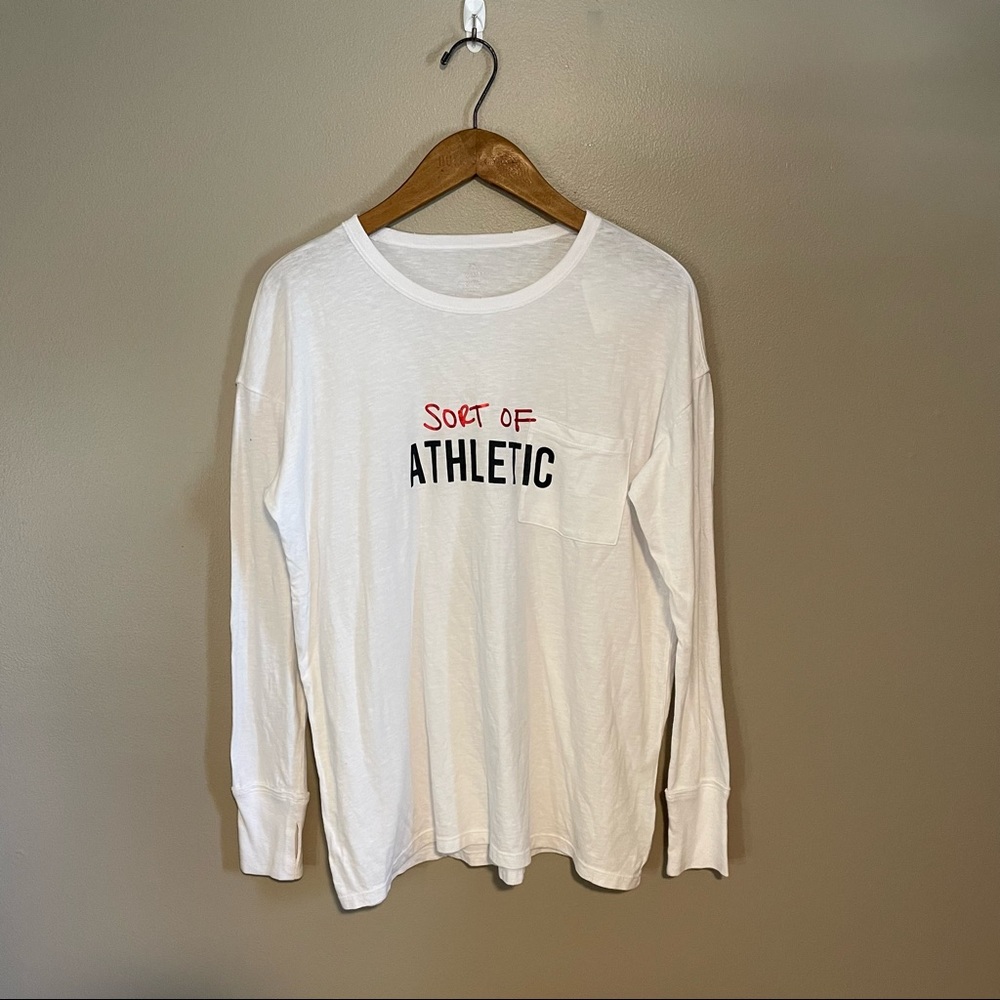 Offline by Aerie Sort Of Athletic White Long Sleeve Top